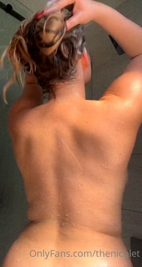 thenicolet nude shower tits reveal onlyfans video leaked