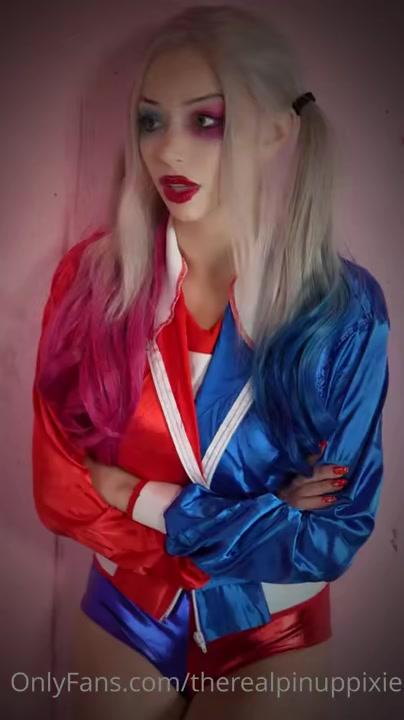 pinup pixie harley quinn cosplay onlyfans video leaked davdbs