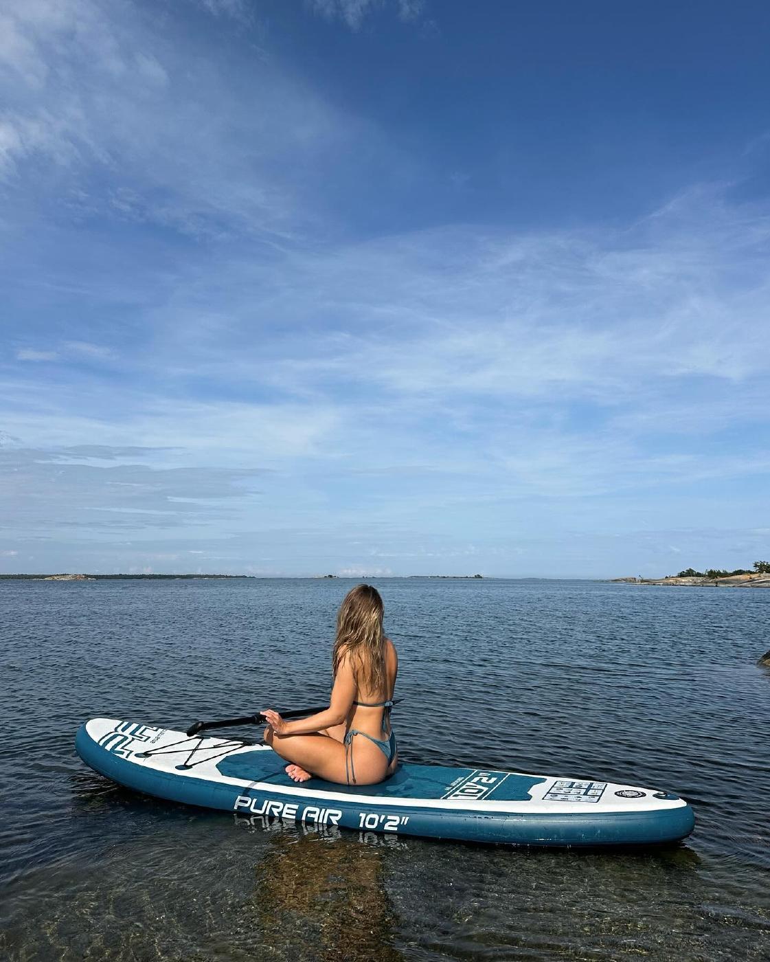melina goransson sexy bikini paddleboarding onlyfans set leaked egnbit