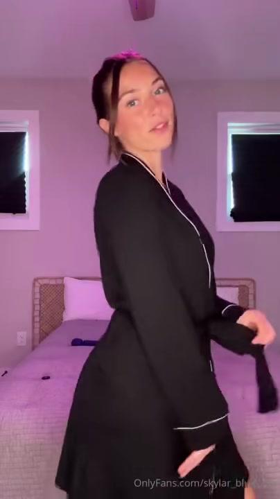 skylar blue nude pov lingerie striptease onlyfans video leaked vgekiu